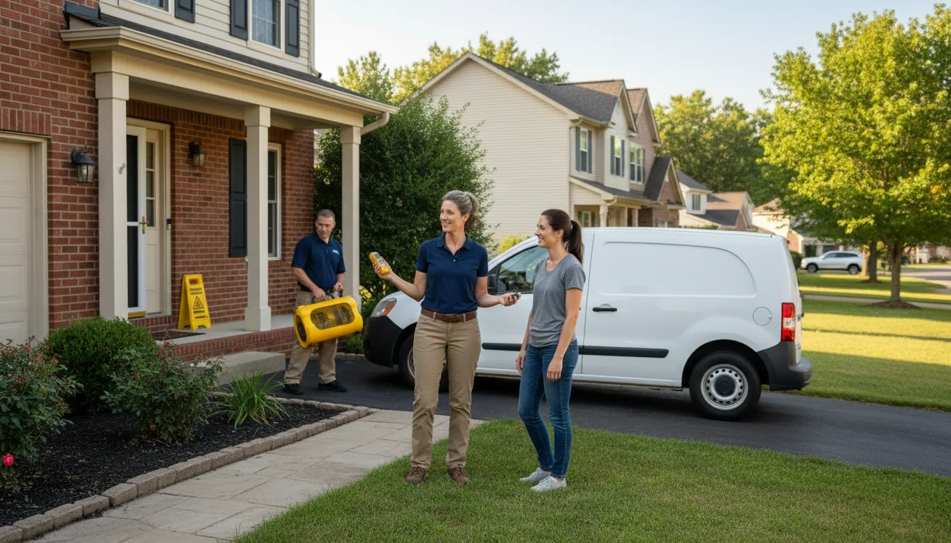 Water restoration image for Dehumidification And Cleanup Services in Milton, DE